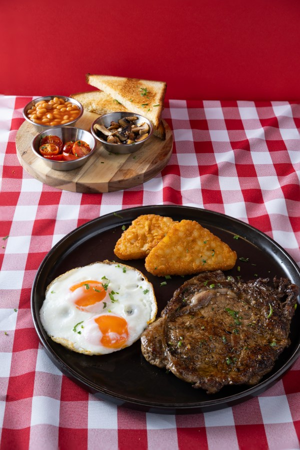 Steak and Eggs at Slate